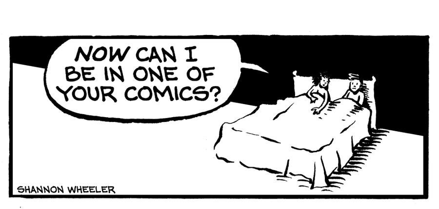 "Now can I be in one of your comics?"