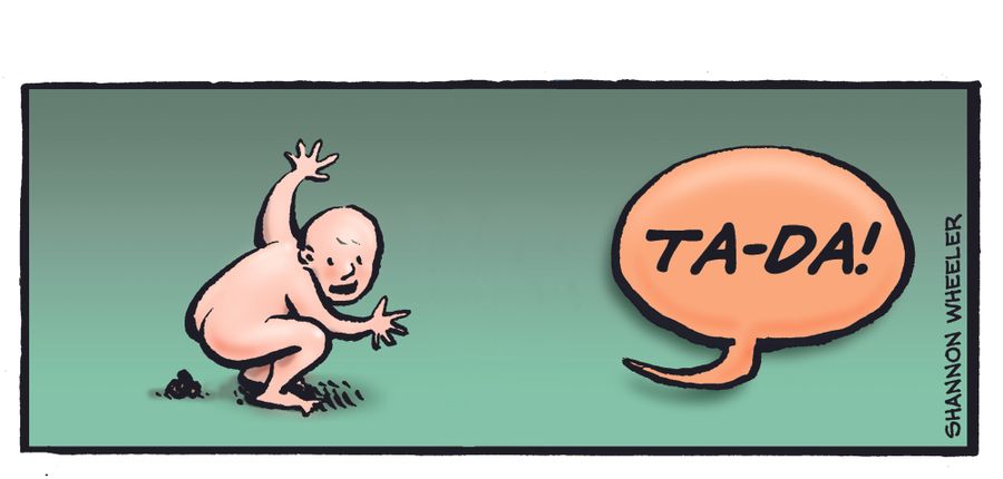 "Ta-da!"