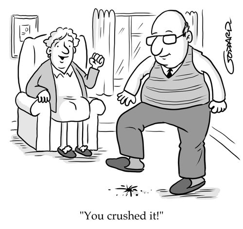 "You crushed it!"