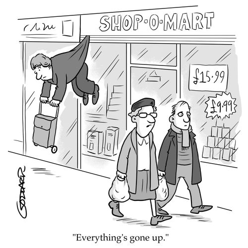 "Everything's gone up."