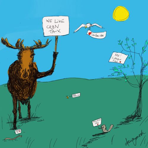 We like crbn tax. Yay! Carbon tax!