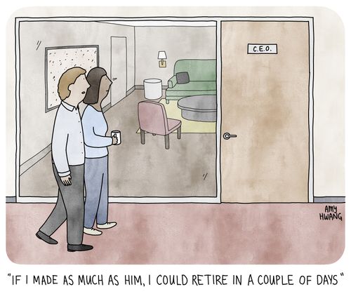 "If I made as much as him, I could retire in a couple of days"