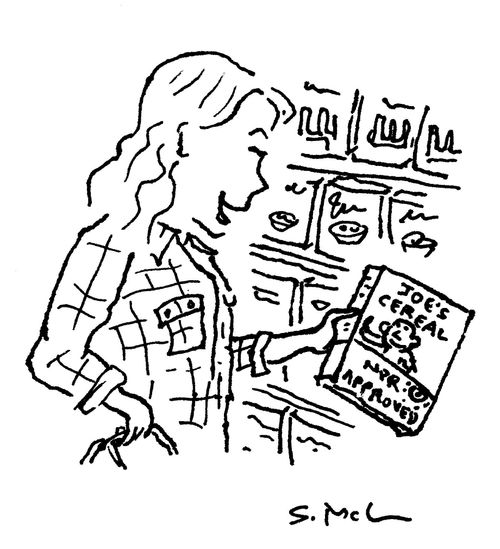 "Joe's cereal. NPR co-approved."