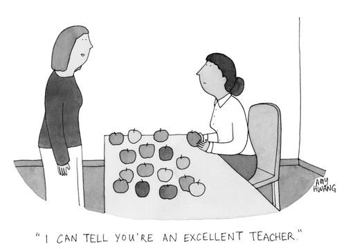 "I can tell you're an excellent teacher."