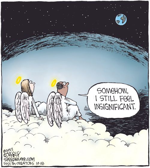 "Somehow, I still feel insignificant."