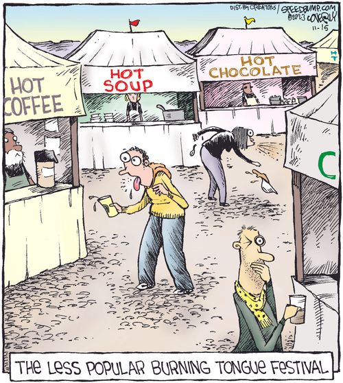 The less popular burning tongue festival