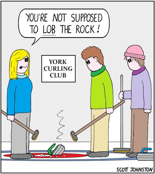 You're not supposed to lob the rock!