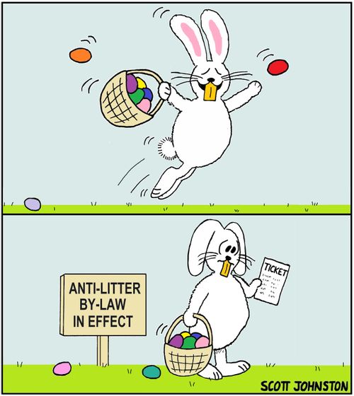 Anti-litter by-law in effect