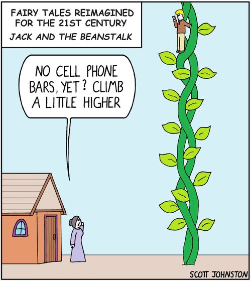 Fairy tales reimagined for the 21st century. Jack and the Beanstalk 