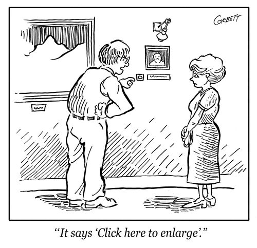 "It says 'Click here to enlarge.'"