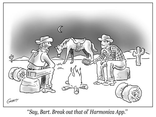 "Say, Bart. Break out that ol’ Harmonica App."