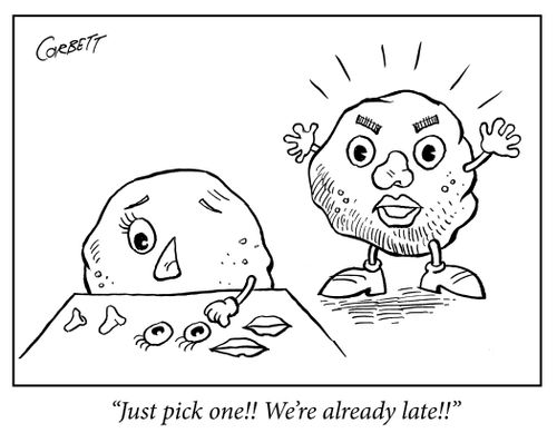 "Just pick one!! We're already late!!"