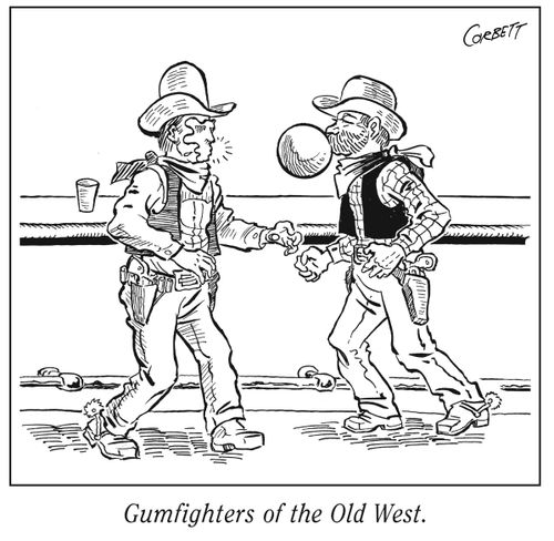 "Gumfighters of the Old West."