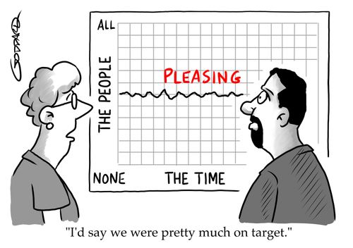 "I'd say we were pretty much on target."