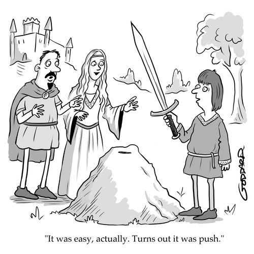 "It was easy actually. Turns out it was push."