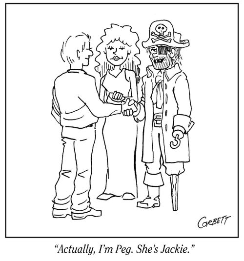 "Actually, I’m Peg. She’s Jackie."