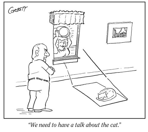 "We need to have a talk about the cat."