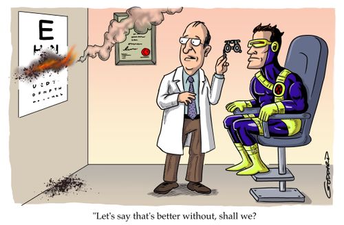 "Let's say that's better without, shall we?"