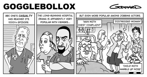 "BBC One’s Casualty has reached its 1000th episode. The long-running hospital drama is apparently very popular with viewers... But even more popular among jobbing actors."