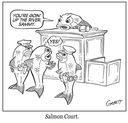 "You're goin' up the river, Sammy."