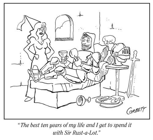 "The best ten years of my life and I get to spend it with Sir Rust-a-Lot."
