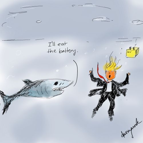 "I'll eat the battery."