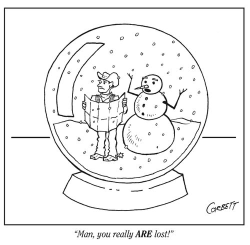 "Man, you really ARE lost!"