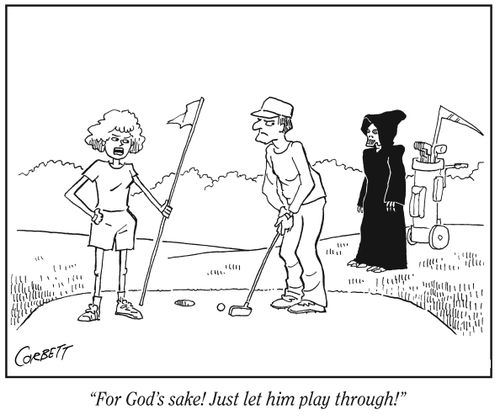 "For God's sake! Just let him play through!"