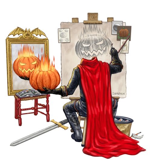 Headless Self-Portrait