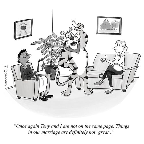 "Once again Tony and I are not on the same page. Things in our marriage are definitely not ‘great’."
