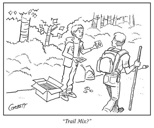 "Trail mix?"