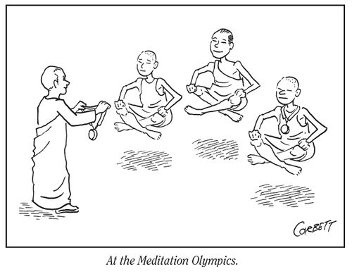 At the Meditation Olympics.