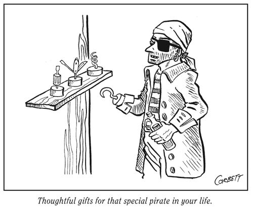 Thoughtful gifts for that special pirate in your life.