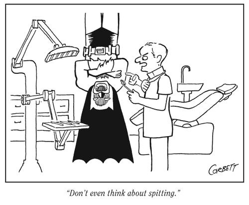 "Don’t even think about spitting."