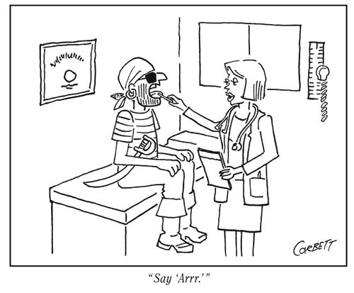 "Say 'Arrr.'"