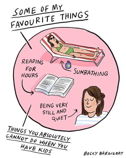 Some of my Favourite Things....Things you absolutely cannot do when you have kids.