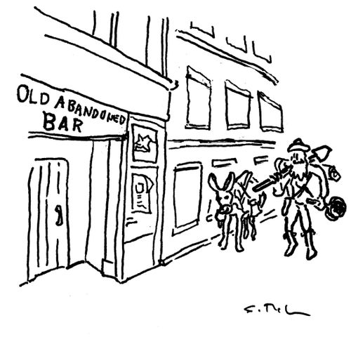 "Old abandoned bar"