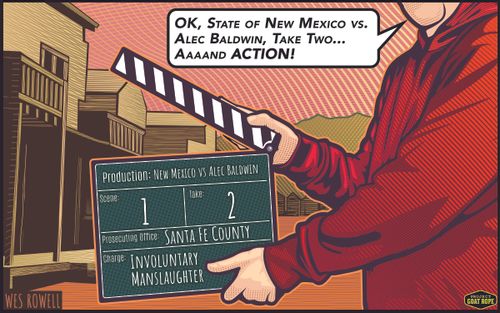 "OK, state of New Mexico vs. Alex Baldwin, take two... aaaand ACTION!"