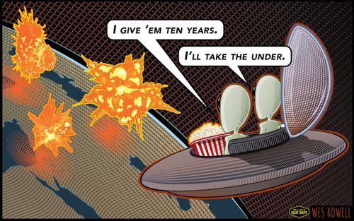 "I give 'em ten years."