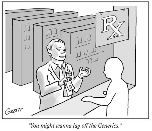 "You might wanna lay off the Generics."