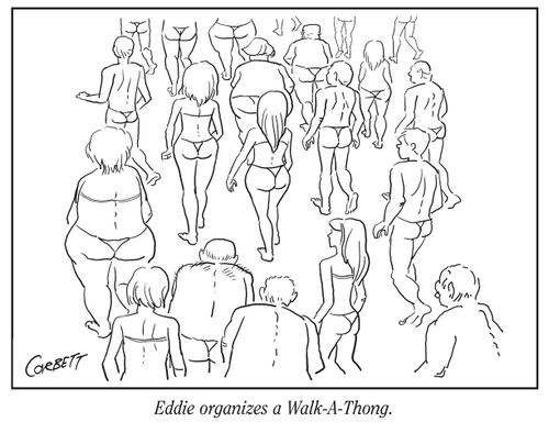 "Eddie organizes a Walk-A-Thong."
