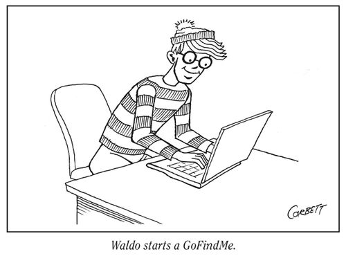 "Waldo starts a GoFindMe."
