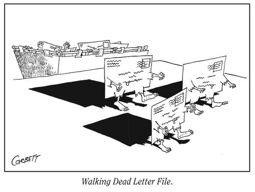 "Walking dead letter file."