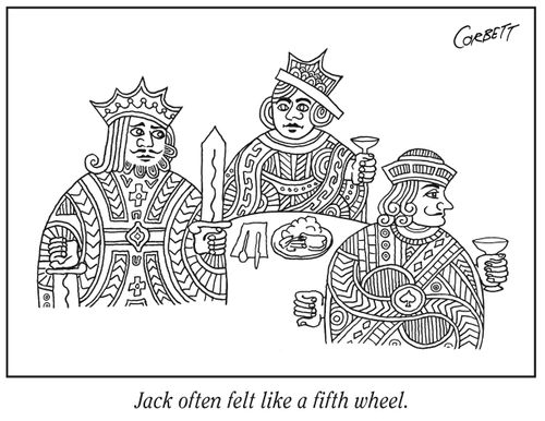 "Jack often felt like a fifth wheel."
