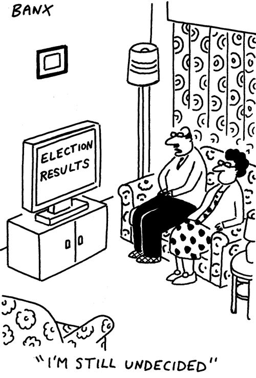 "I'm still undecided."