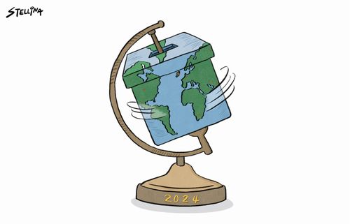 Election globe 2024