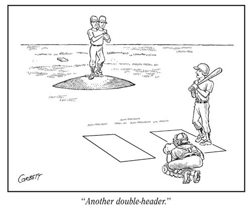 "Another double-header."