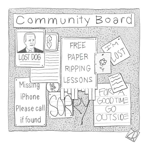Community Board: Free Paper Ripping Lessons