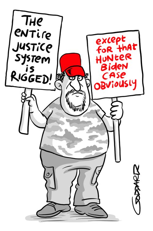 The Entire Justice System is Rigged....Except for that Hunter Biden Case Obviously.