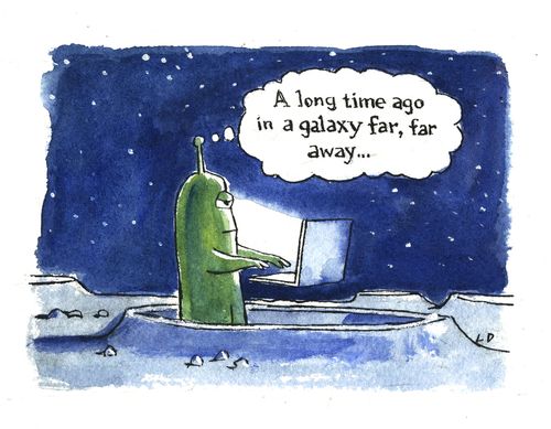 "A long time ago in a galaxy far, far away..."